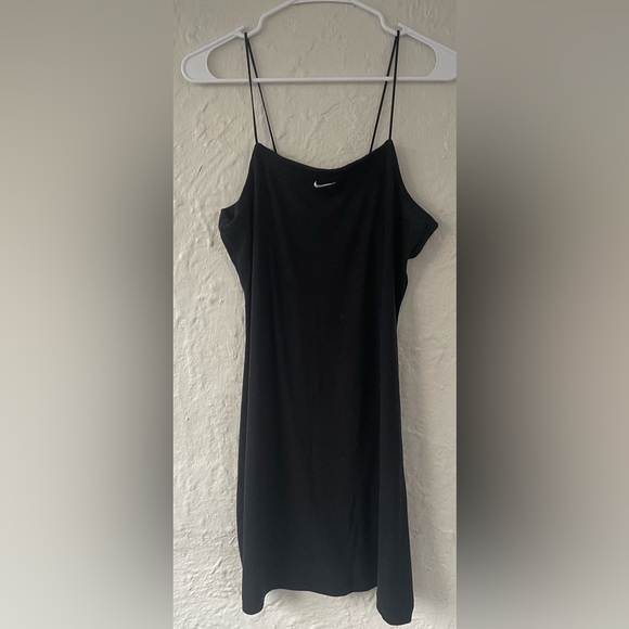 Nike Dresses & Skirts - Nike Sportswear Chill Knit Black Women's Tight Mini-Rib Cami Dress; size XL